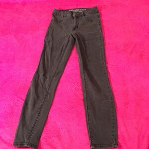 American Eagle Outfitters Black Skinny Jeans Sleek Fit